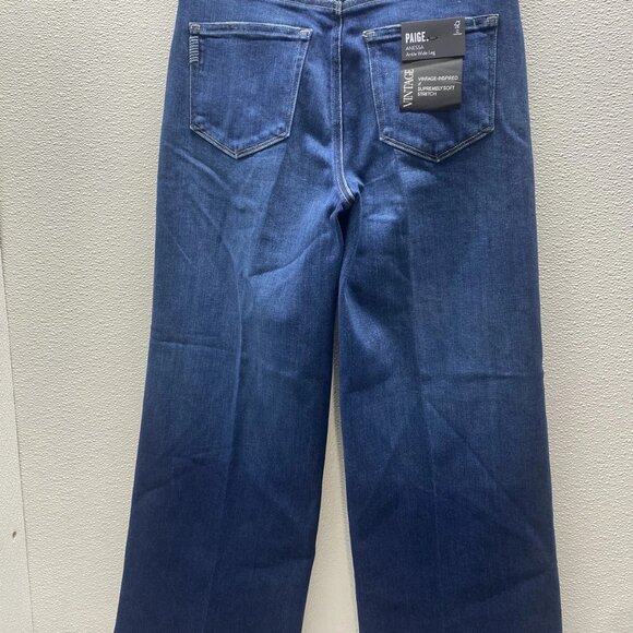 Paige “Anessa” High-Waist Ankle Wide-Leg Jeans – Size 29x26 (NWT) - Picture 7 of 11